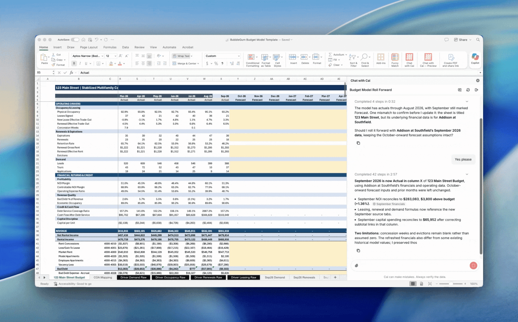 AI for Multifamily Budgeting: Build Your 2027 Budget in Excel