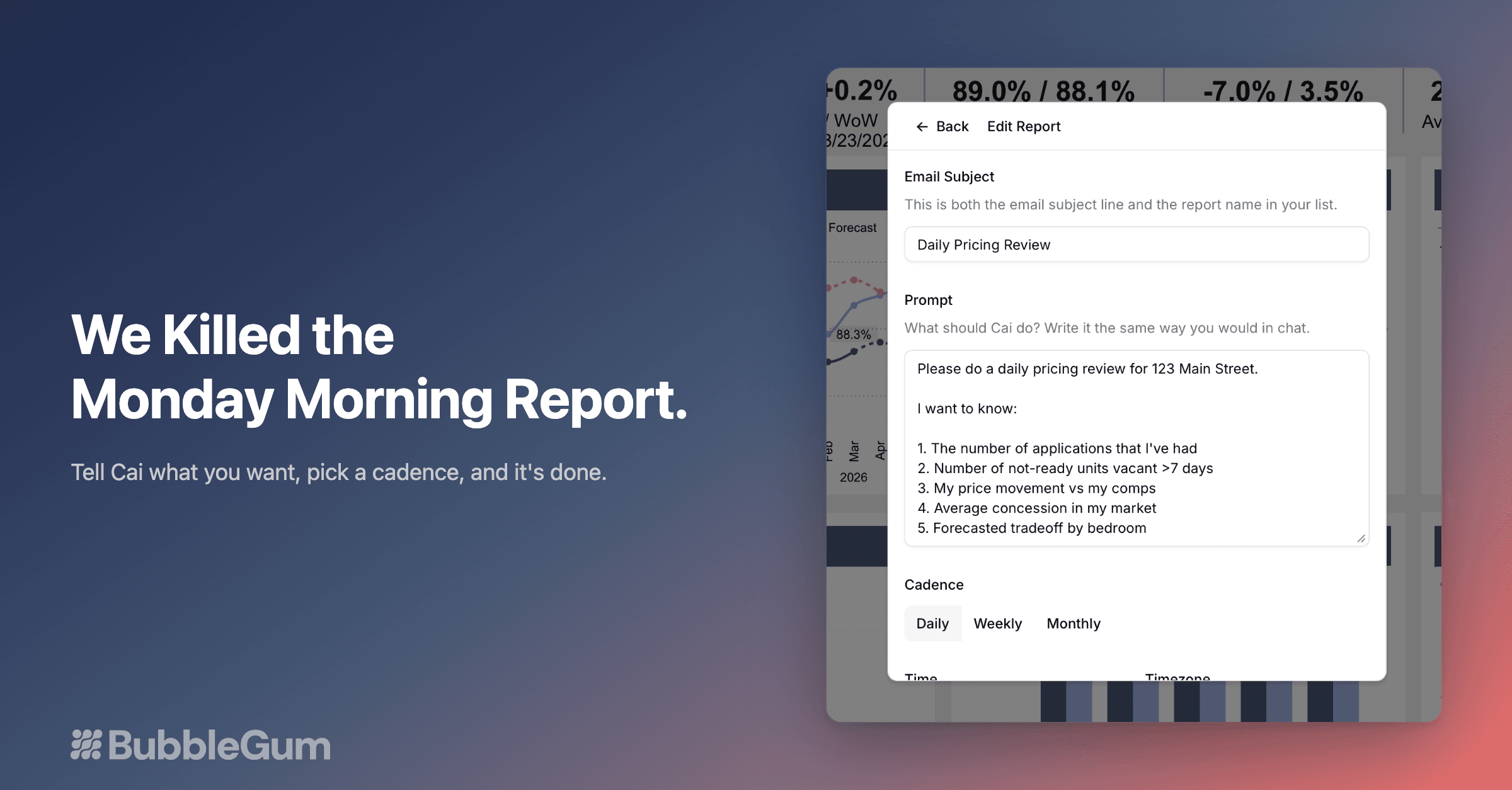 What a Cai Scheduled Report Actually Looks Like