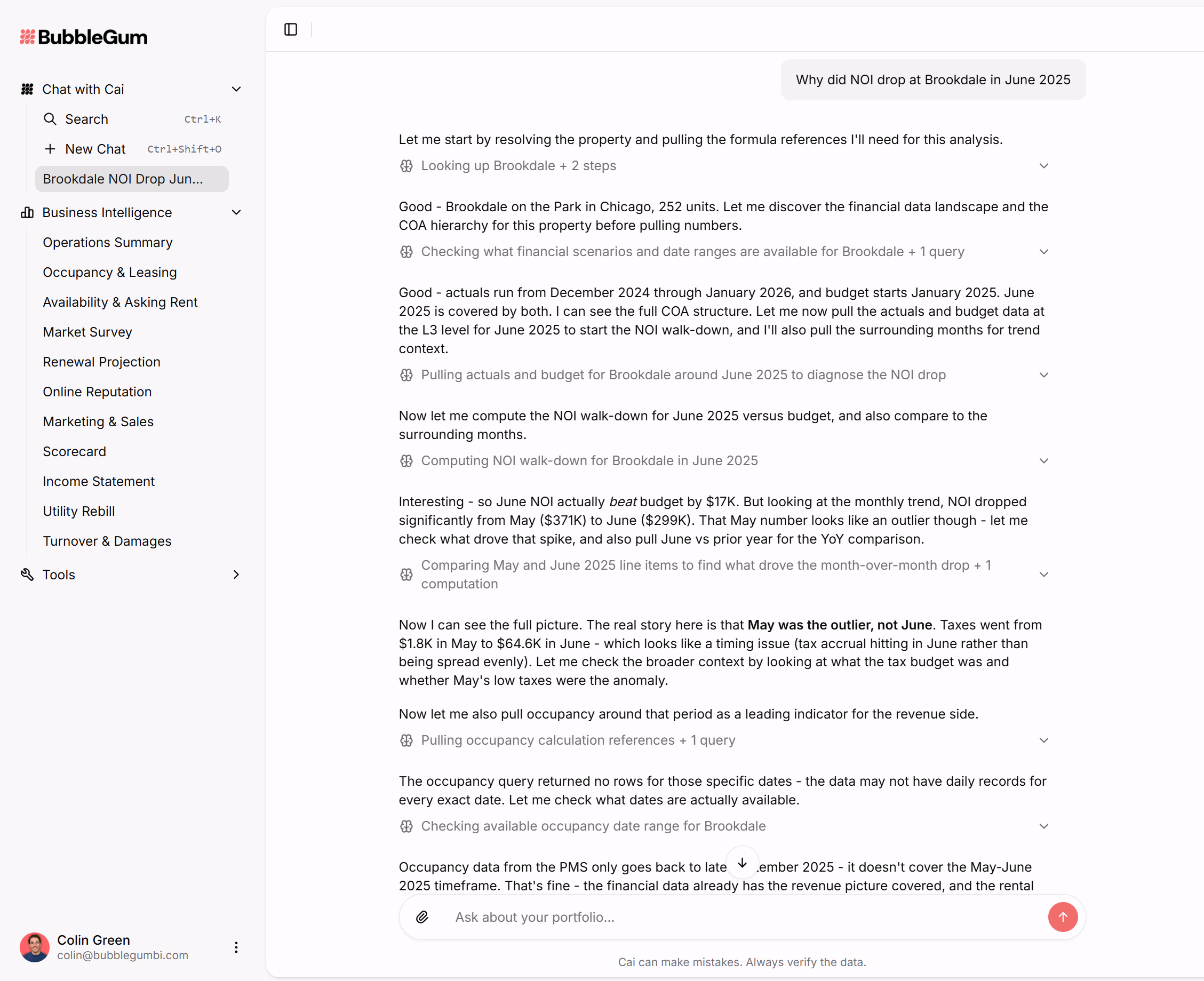 Cai reasoning through a multi-step NOI diagnostic